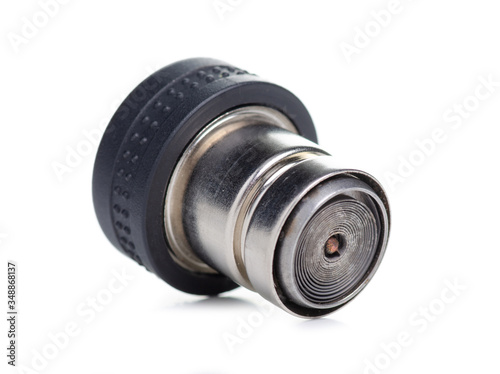 Car cigarette lighter on white background isolation