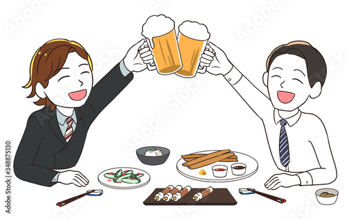 会社帰りで飲み会