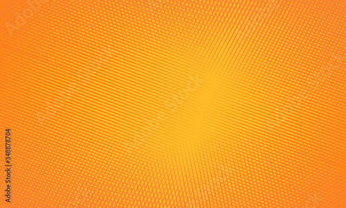 Orange pop art background