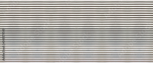 white new corrugated metal texture surface