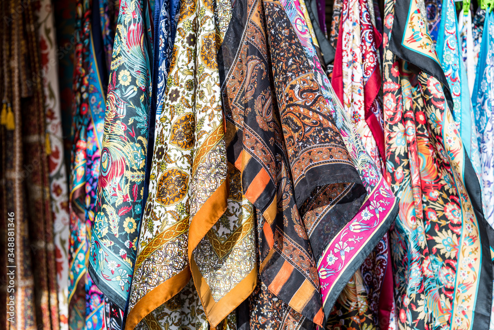 Beautiful carpets for sale at Turkish Scarf souvenir shop in Goreme town, cappadocia, Turkey, It's very popular gift or handmade decorate art home decor for traveller, Beautiful carpets for sale at Turkish Scarf souvenir shop in Goreme town, cappadocia, Turkey, It's very popular gift or handmade decorate art home decor for traveller,