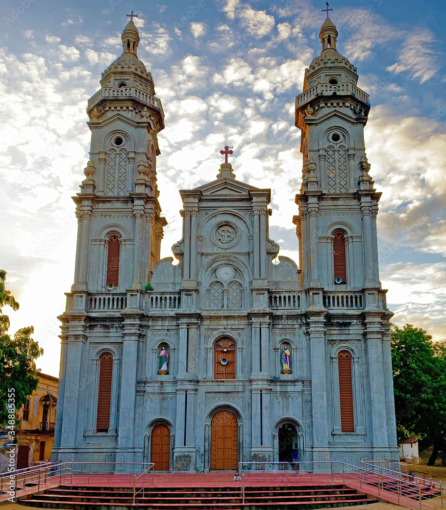 Saint joseph`s church in Manapad, Tamil nadu Saint joseph`s church in Manapad, Tamil nadu