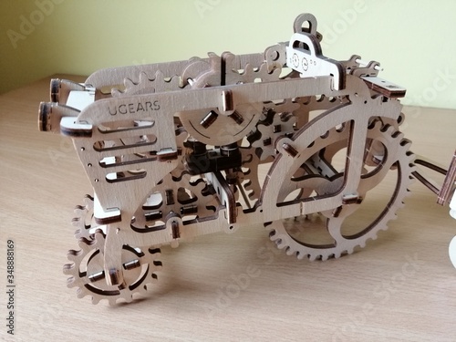 model of vintage tractor 3D puzzle 