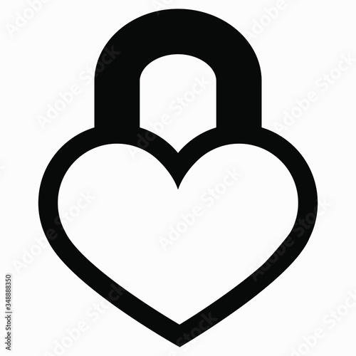 Heart and castle. Female heart. Illustration of romance. The relationship between a man and a woman. The soul of a girl. Valentine's Day. Vector icon.