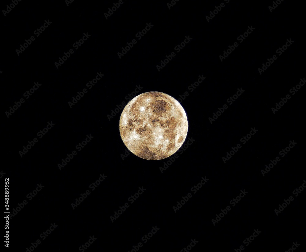 Obraz premium full moon in the night sky