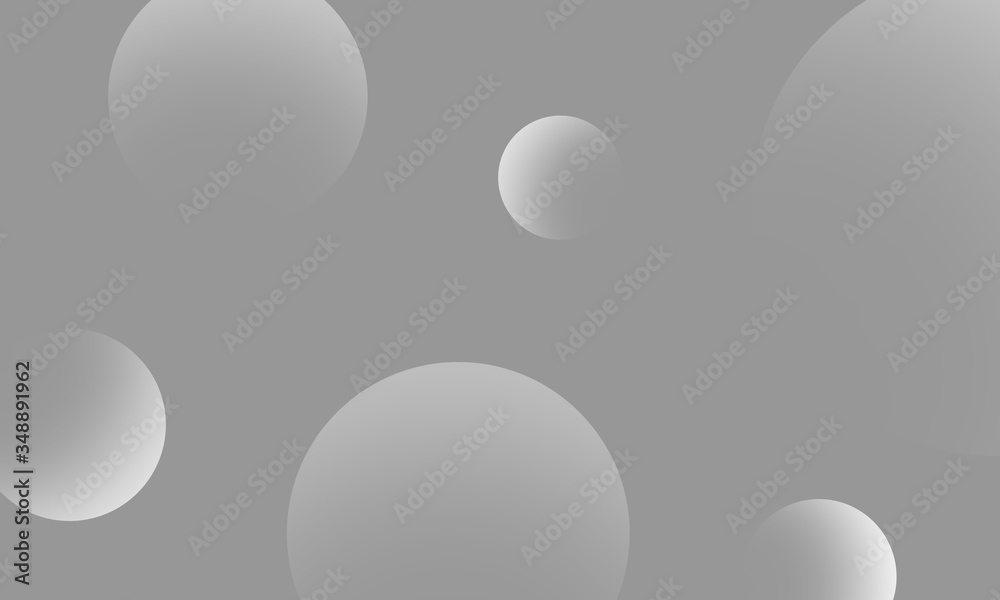 White circles gradient on gray abstract background. Modern graphic design element. White circles gradient on gray abstract background. Modern graphic design element.