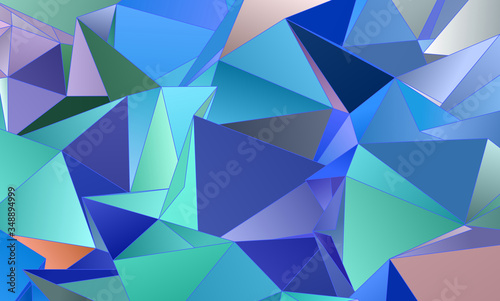 Abstract Low-Poly background. triangulated texture. Design 3d. Polygonal geometrical pattern. Triangular modern style