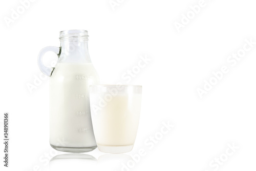 Milk in a jug can be separated against