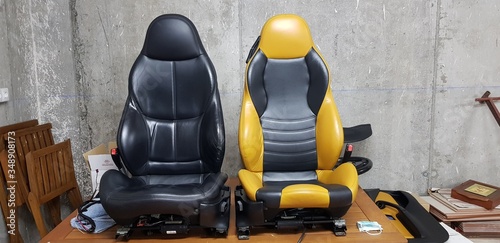 Restorated Leather seats. photo