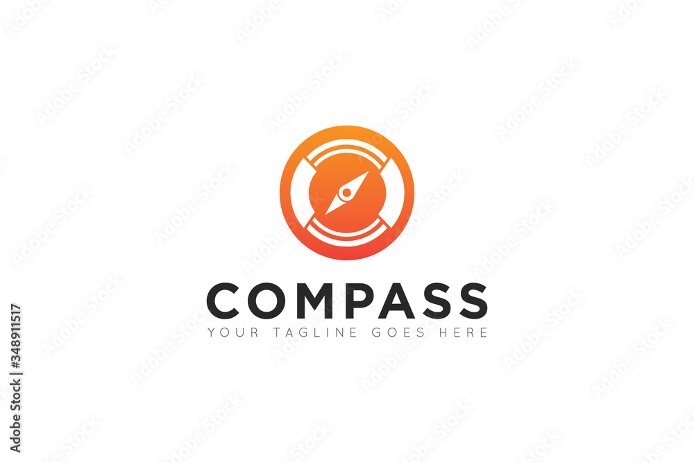 compass logo and travel navigation icon vector illustration compass logo and travel navigation icon vector illustration
