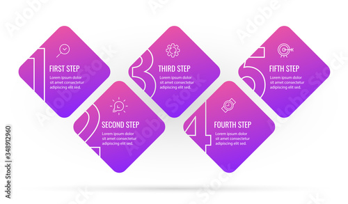 Vector infographic template