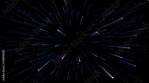 Star Burst Warp Space StarField galaxy universe cosmic background