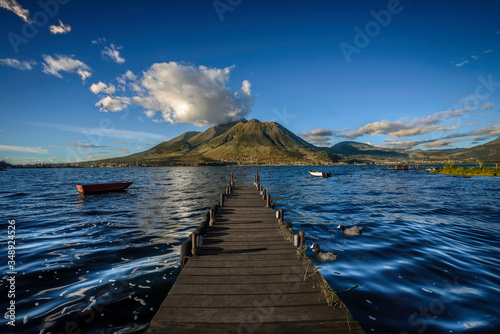 San Pablo Lake in Otavalo,Ecuador