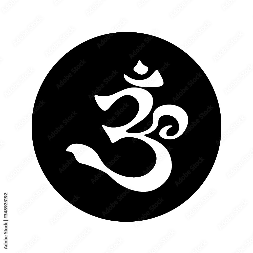Aum symbol - Om spiritual symbol Aum symbol - Om spiritual symbol