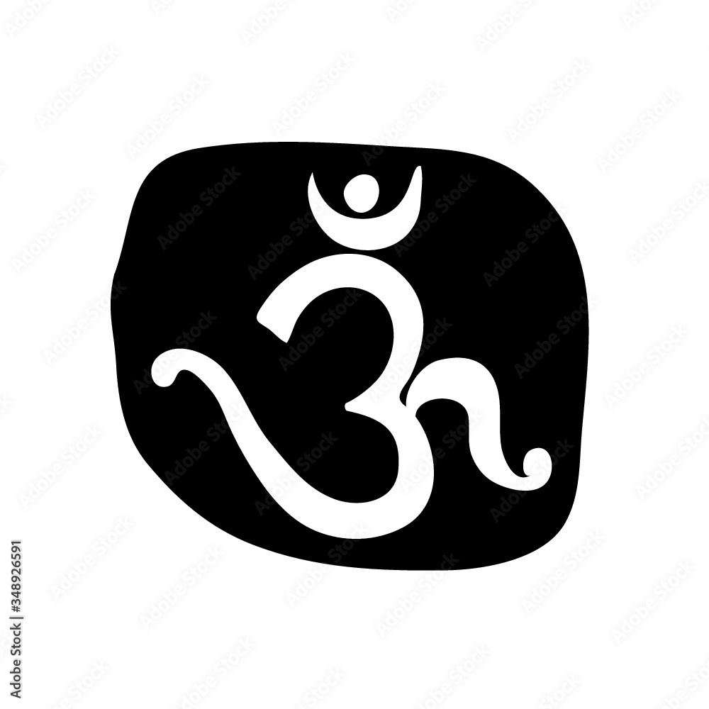 Aum symbol - Om spiritual symbol Aum symbol - Om spiritual symbol