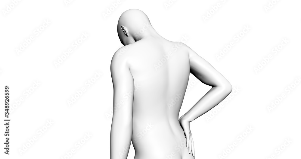 Fototapeta premium lower back pain