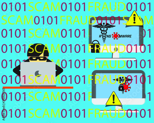 COVID-19 fake news scam fraud (internet scam) 