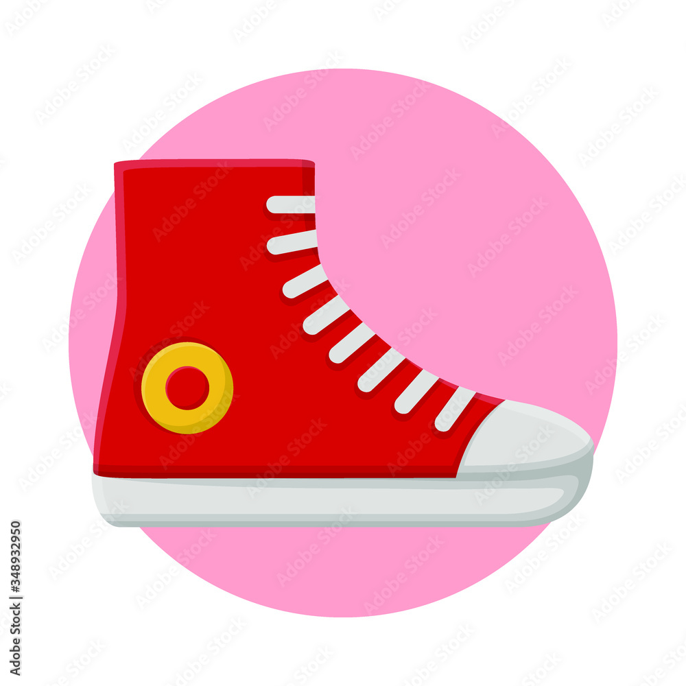 Footwear Sneakers Casual Fashion. Flat Icon Vector Design
Footwear Sneakers Casual Fashion. Flat Icon Vector Design
