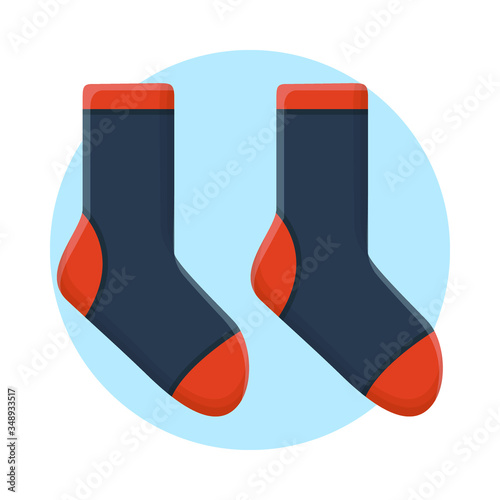 Sock Accessories Vector Design Illustration 