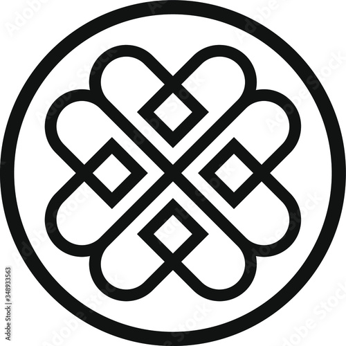 logo initial e abstract circle vector template, eps10