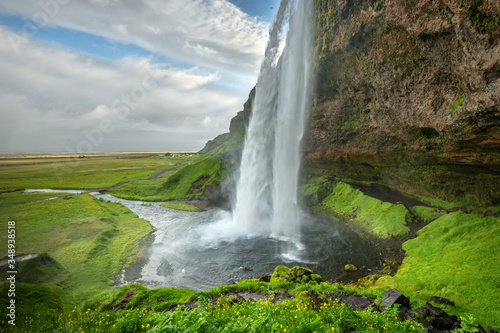 Seljalandsfoss waterfall in Iceland