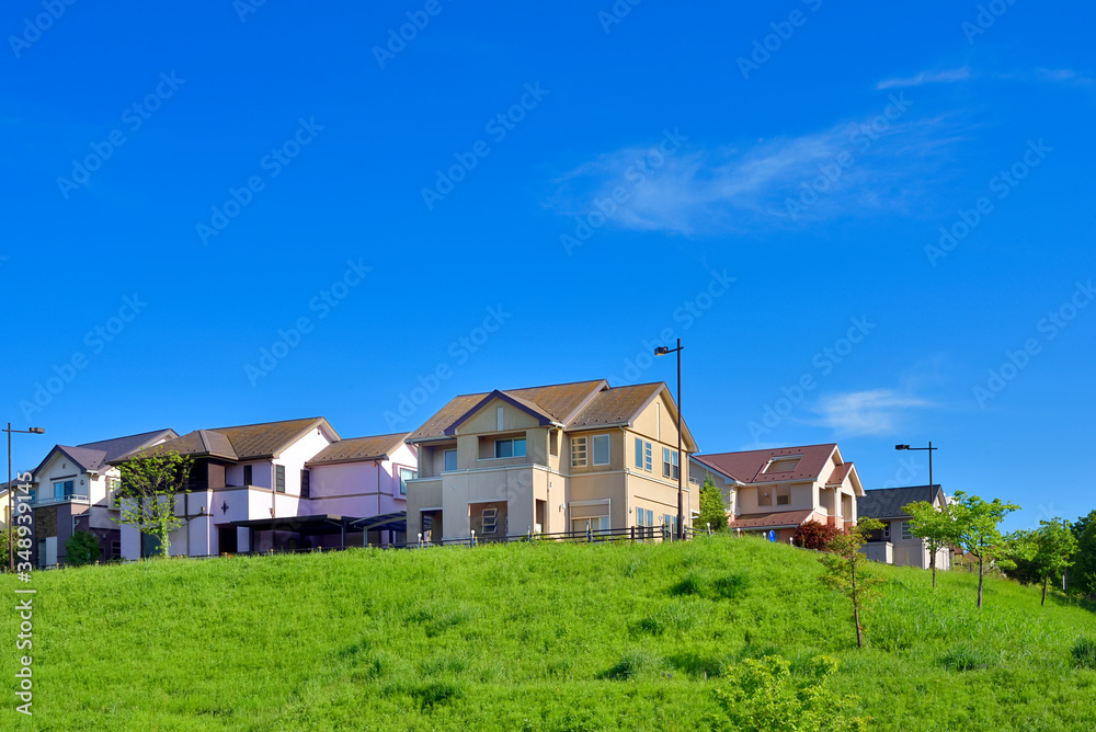 Japan's residential area, suburbs of Tokyo 日本の住宅地 Japan's residential area, suburbs of Tokyo 日本の住宅地