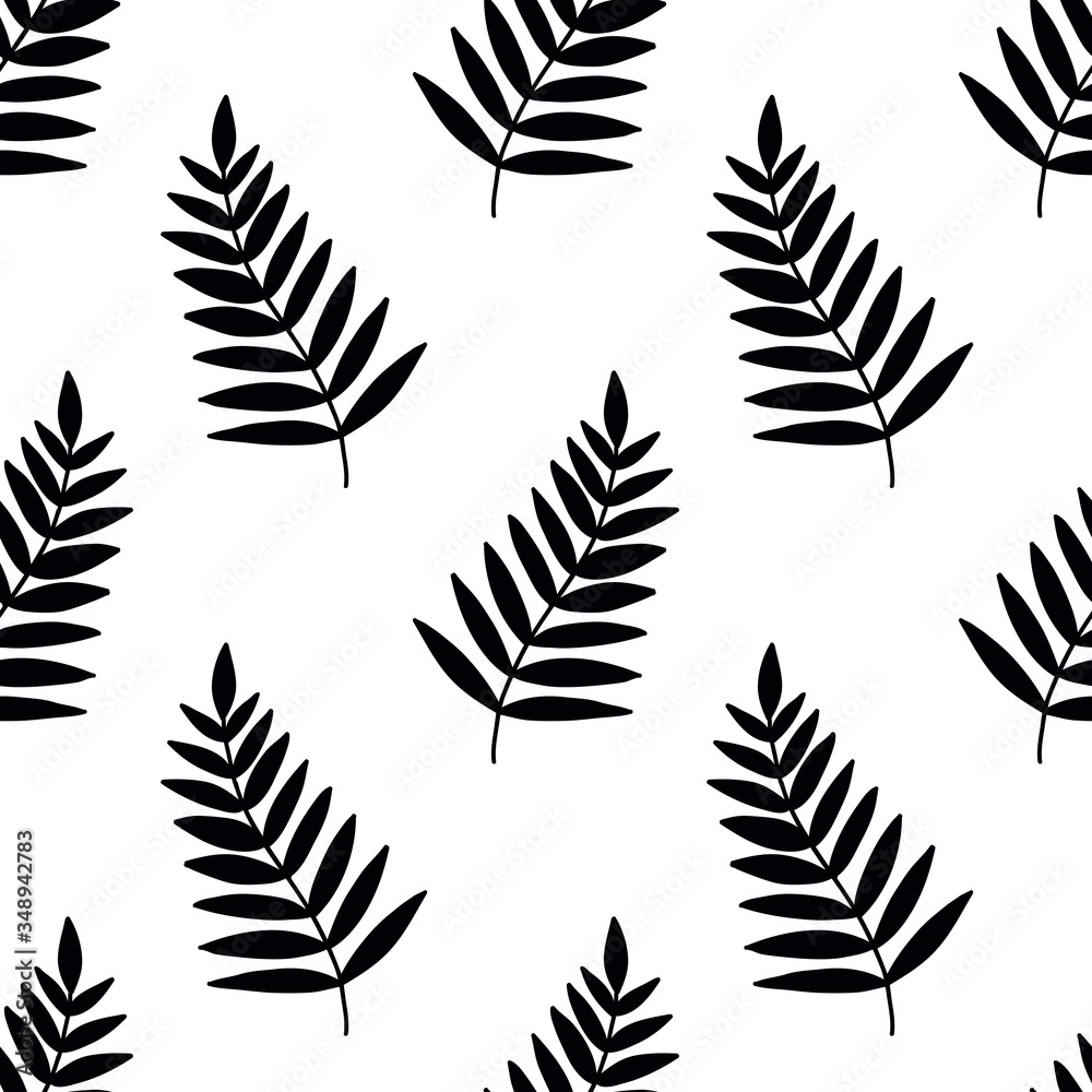 branch seamless doodle pattern branch seamless doodle pattern