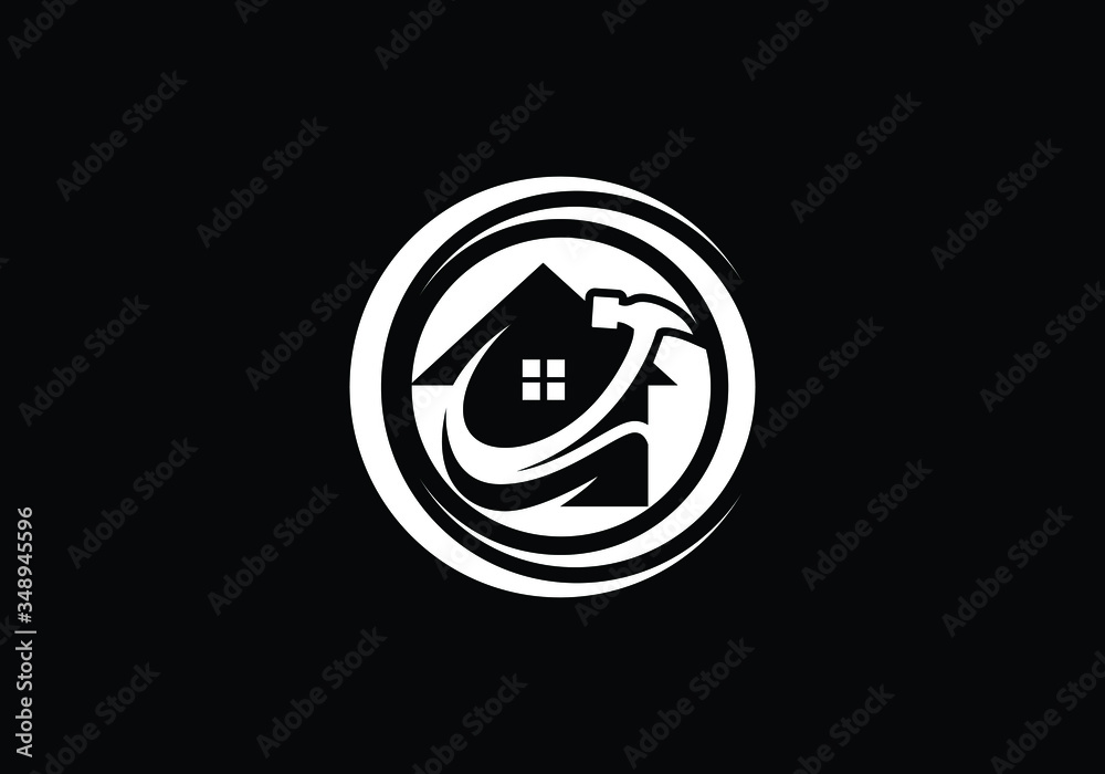 Real estate logo, House logo, Home logo sign symbol Real estate logo, House logo, Home logo sign symbol