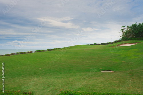 Summer landscape - golf course.