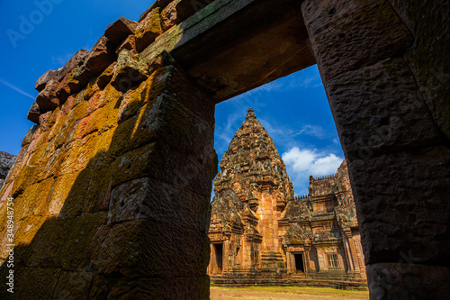 Prasat Hin Phanom Rung Hindu religious ruin located in Buri Ram Province Thailand, built around the 10th-12th century and used as a religious shrine in Hinduism.UNESCO World Heritage site,Generally in photo