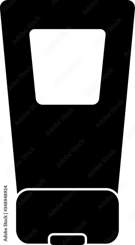 Body lotion tube, moisturizer vector icon Body lotion tube, moisturizer vector icon