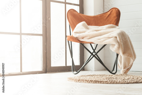 Chair in front of the window