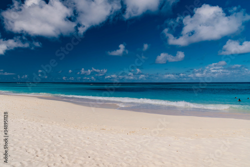 Fototapeta Naklejka Na Ścianę i Meble -  Caribbean beach on the island of Anguilla the most beautiful sea in the Antilles