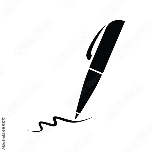 ballpoint pen for writing of the writers
