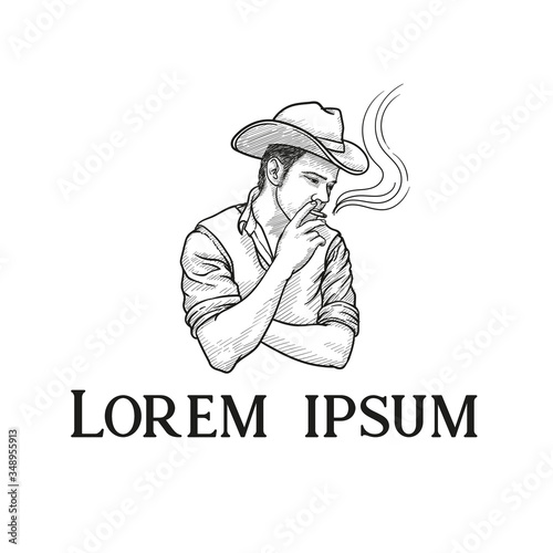 smoking cowboy
