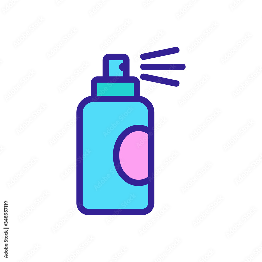 spray for water resistance icon vector. spray for water resistance sign. color symbol illustration spray for water resistance icon vector. spray for water resistance sign. color symbol illustration