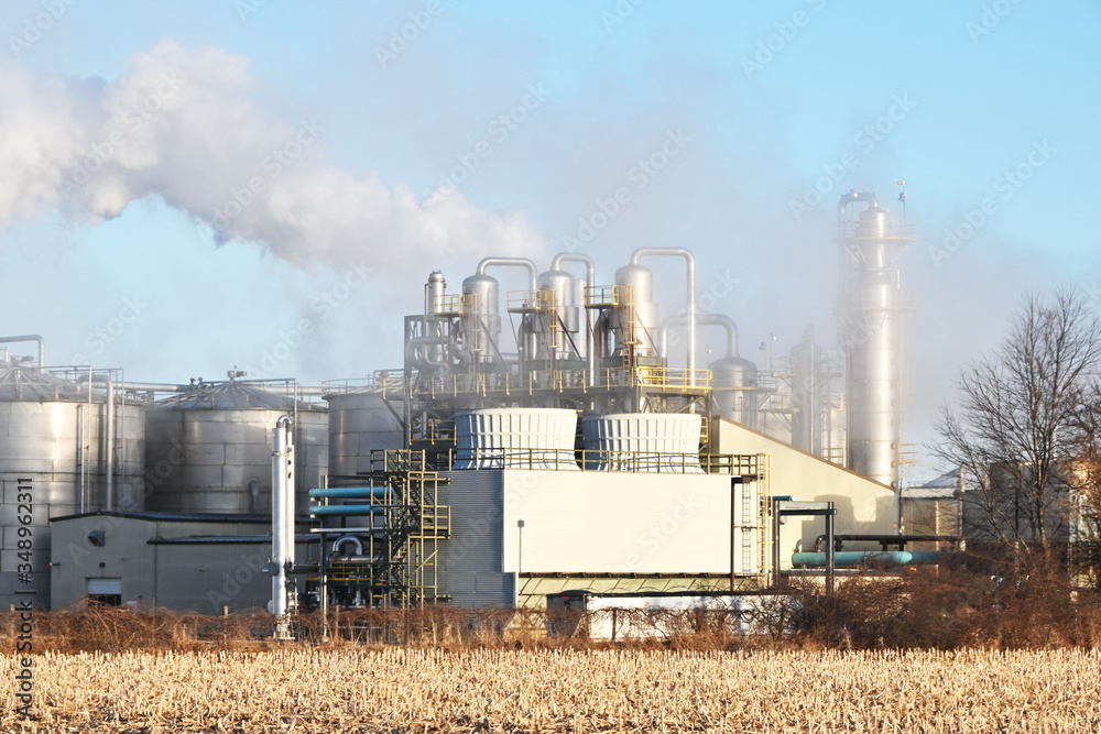 Ethanol Plant Stock Photo | Adobe Stock