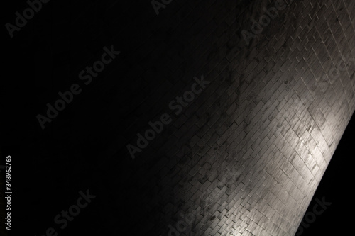 Close-up of heat shield tiles of a shuttle