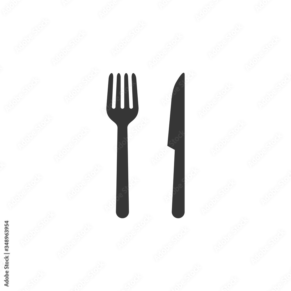 Fork And Knife Icon Vector Illustration Fork And Knife Icon Vector Illustration