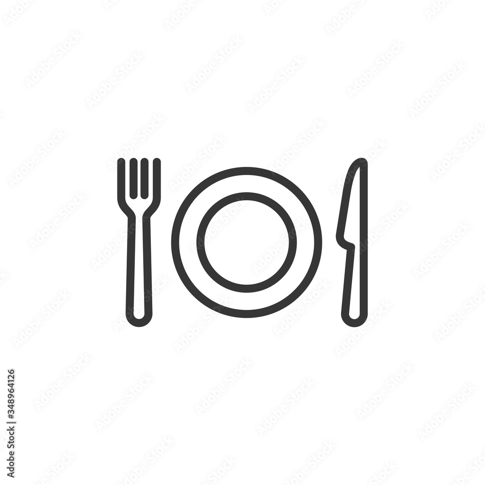 Fork And Knife Icon Vector Illustration Fork And Knife Icon Vector Illustration