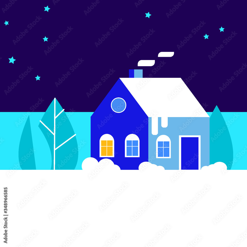 house in winter house in winter