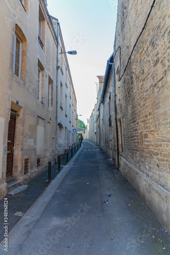 Old buildings and narrow street   in Caen, Normandy, France © Dmitry Tonkopi