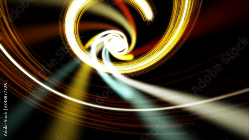 Futuristic line spiral technology glow background - illustrator technology abstract background concept