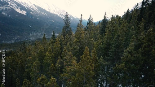 Banff Gondola Car Mountain View