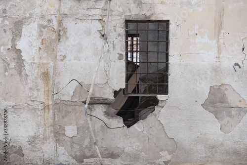 old wall and window
