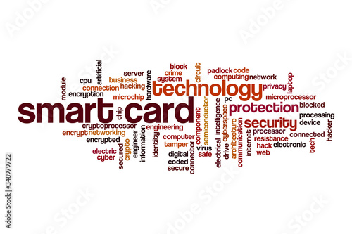 Smart card cloud concept