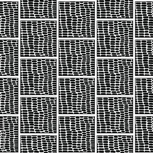 Vector doodle tile pattern.