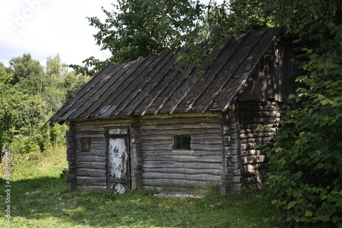 old wooden house in the woods © Evgeniy Bezborodov