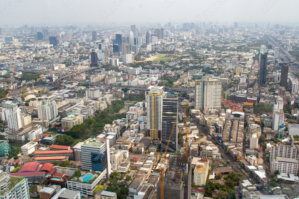 aerial view of bangkok aerial view of bangkok
