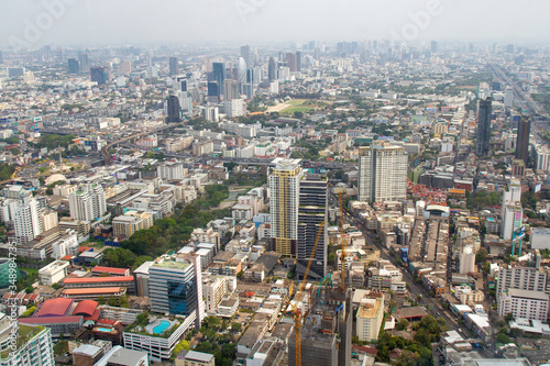 aerial view of bangkok